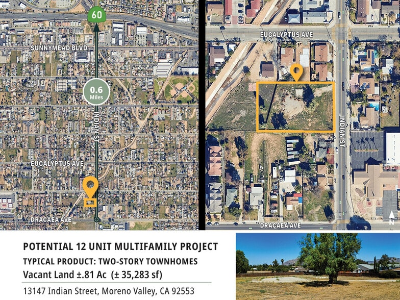 13147 Indian st, Moreno Valley, CA for sale - Aerial - Image 1 of 5