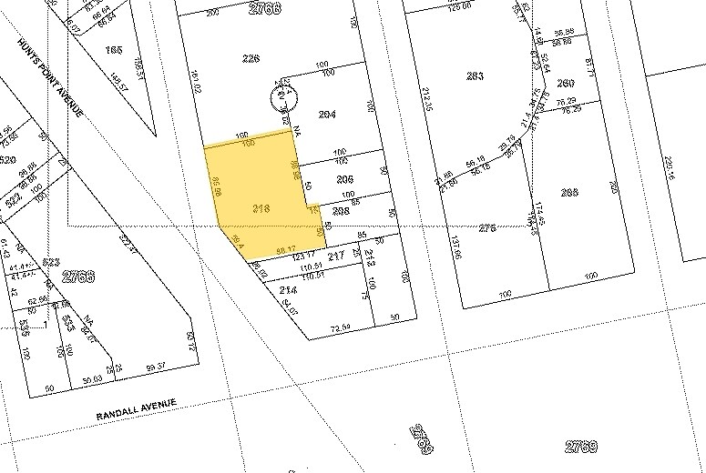 630 Hunts Point Ave, Bronx, NY for sale Plat Map- Image 1 of 1