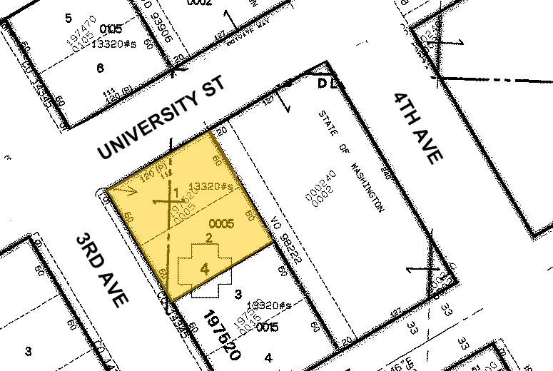 1218 3rd Ave, Seattle, WA for lease Plat Map- Image 1 of 3