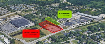 11217 W Forest Home Ave, Franklin, WI - AERIAL map view