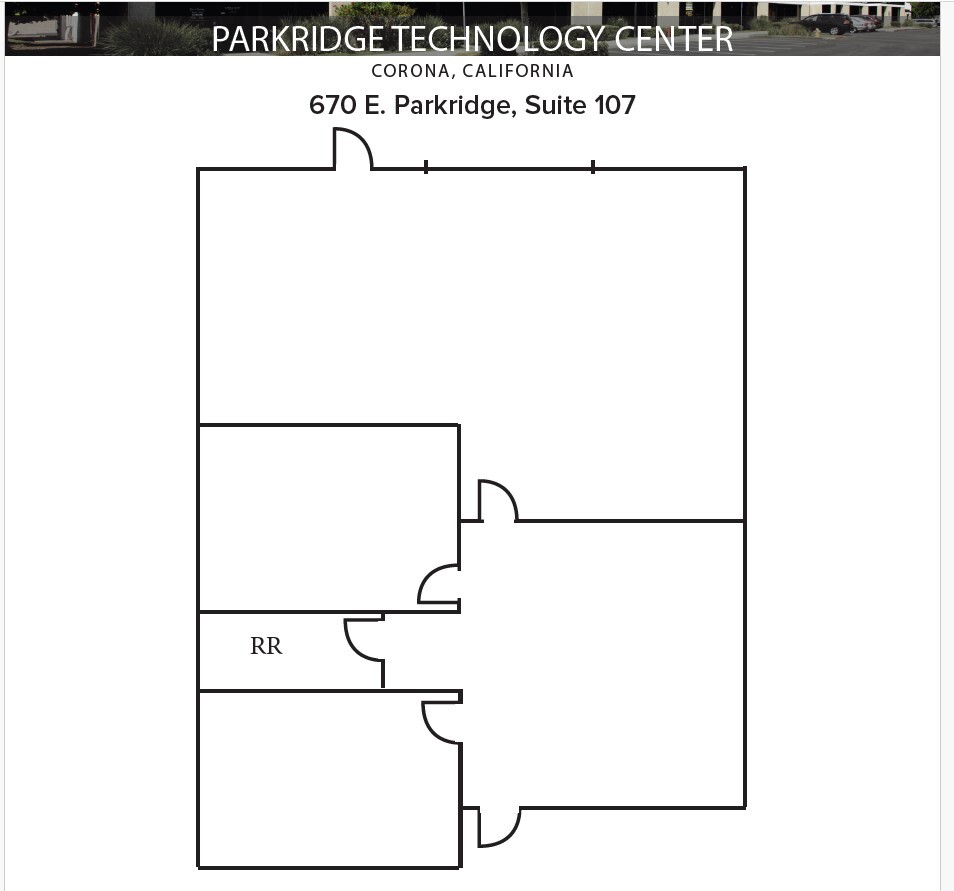 650 E Parkridge Ave, Corona, CA for lease Floor Plan- Image 1 of 1