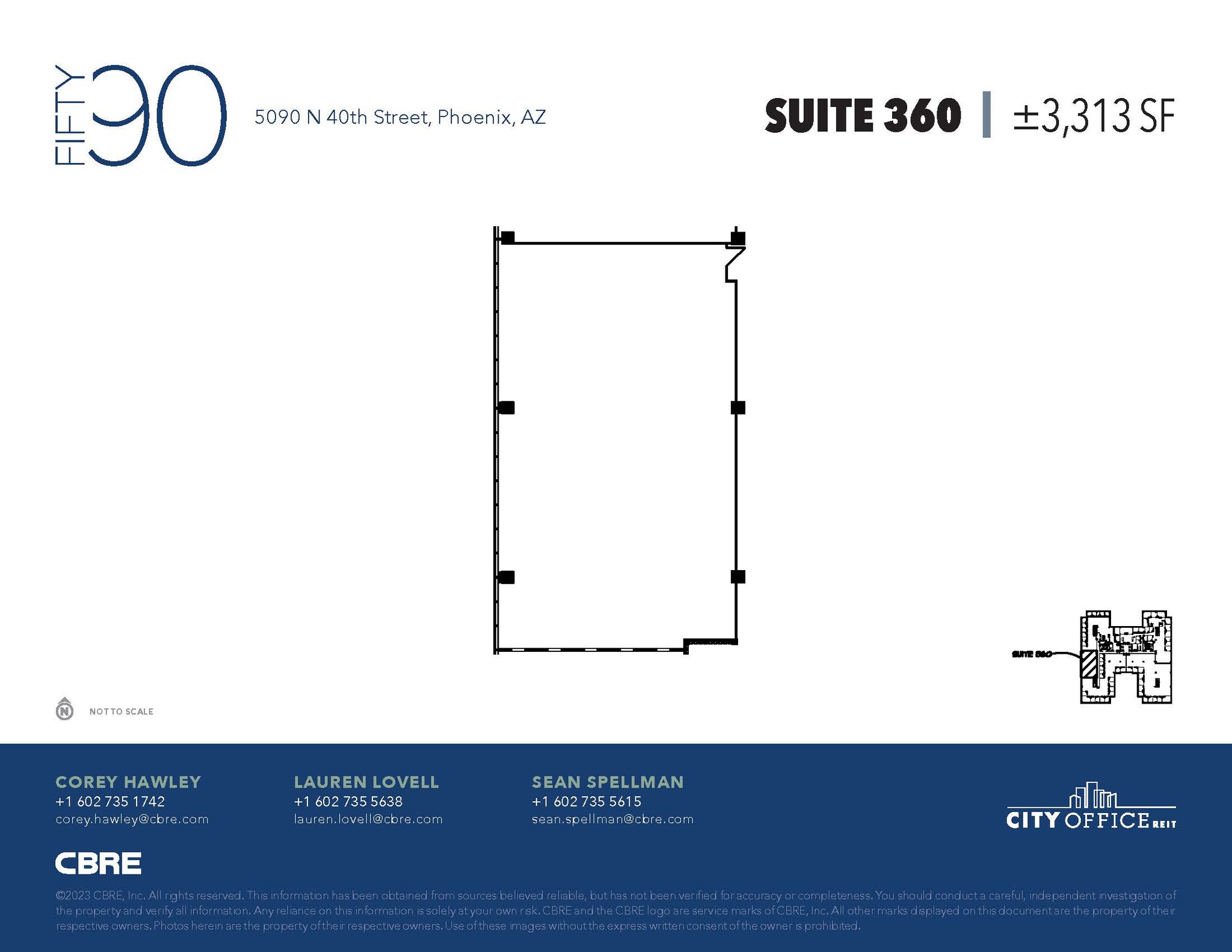 5090 N 40th St, Phoenix, AZ for lease Floor Plan- Image 1 of 1