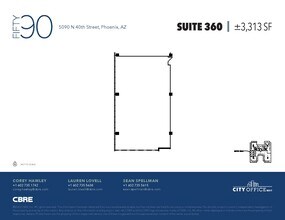 5090 N 40th St, Phoenix, AZ for lease Floor Plan- Image 1 of 1