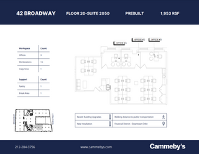 42 Broadway, New York, NY for lease Floor Plan- Image 1 of 1