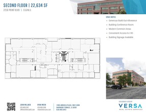 2250 Point Blvd, Elgin, IL for lease Floor Plan- Image 2 of 2