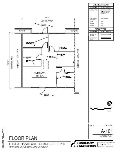 15466 Los Gatos Blvd, Los Gatos, CA for lease Floor Plan- Image 1 of 1