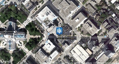 104 King St, Madison, WI - AERIAL map view