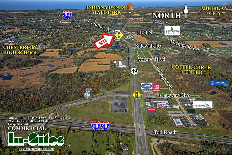 1583-1587 S Calumet Rd, Chesterton, IN for lease - Building Photo - Image 2 of 6