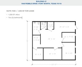 2501-2519 Gravel Dr, Fort Worth, TX for lease Floor Plan- Image 1 of 1