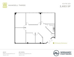 3600 Mansell Rd, Alpharetta, GA for lease Floor Plan- Image 1 of 1