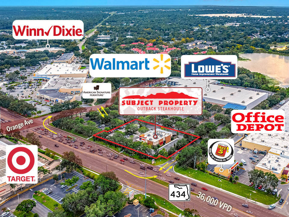 140 N State Road 434, Altamonte Springs, FL for sale Aerial- Image 1 of 1