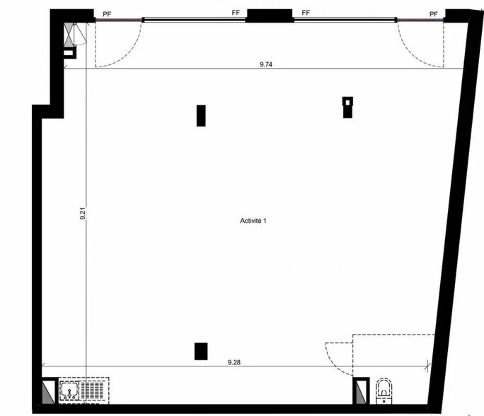 Retail in Toulouse for sale - Floor Plan - Image 3 of 5