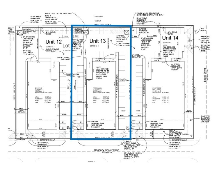 51735 Regency Center Dr, Macomb Township, MI for lease - Site Plan - Image 3 of 4