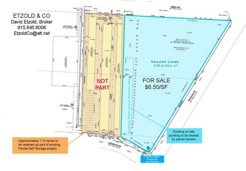 Railroad Drive, El Paso, TX for sale - Plat Map - Image 1 of 5