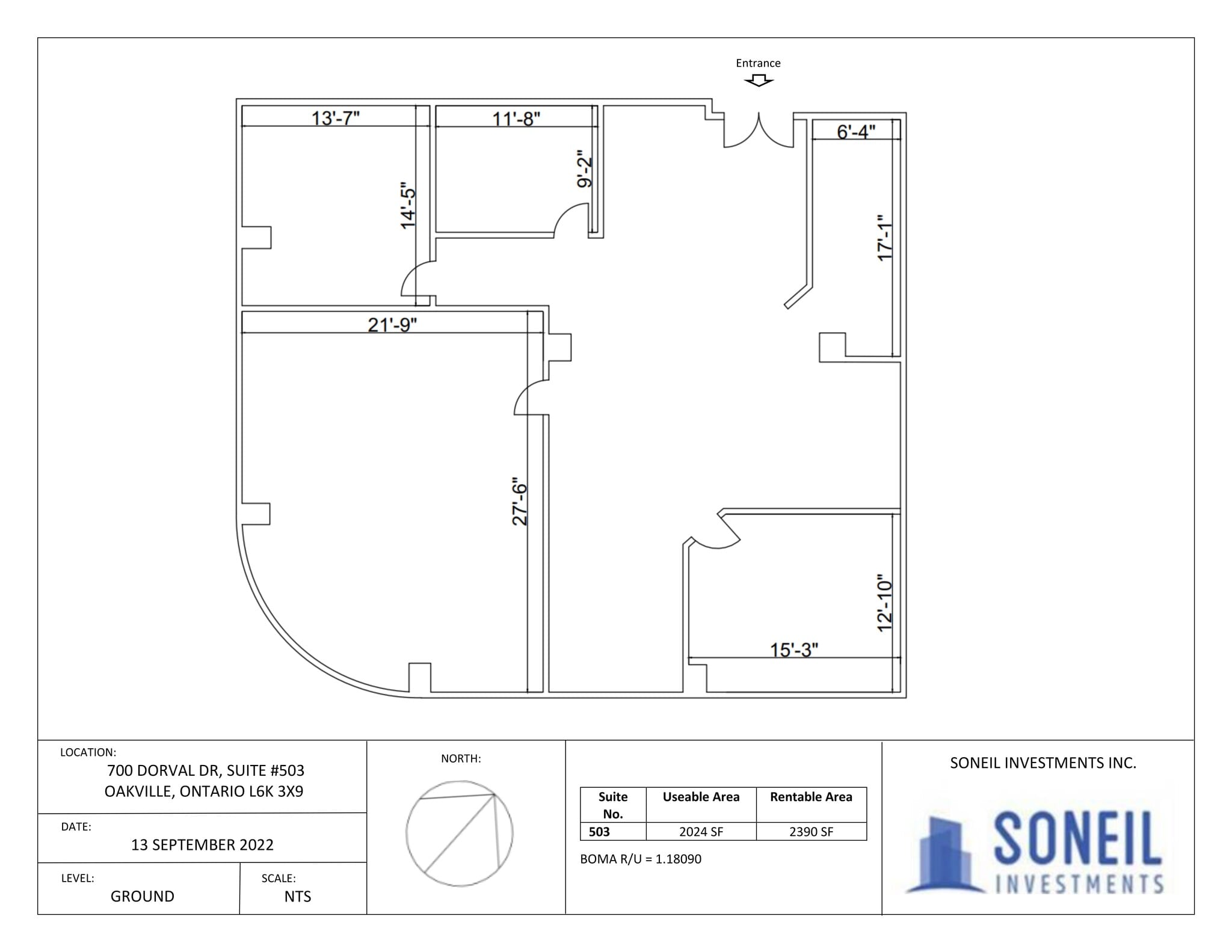 700 Dorval Dr, Oakville, ON for lease Site Plan- Image 1 of 17