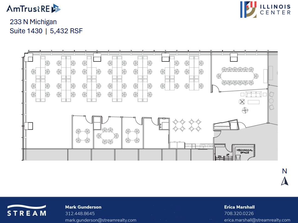 233 N Michigan Ave, Chicago, IL for lease Floor Plan- Image 1 of 1