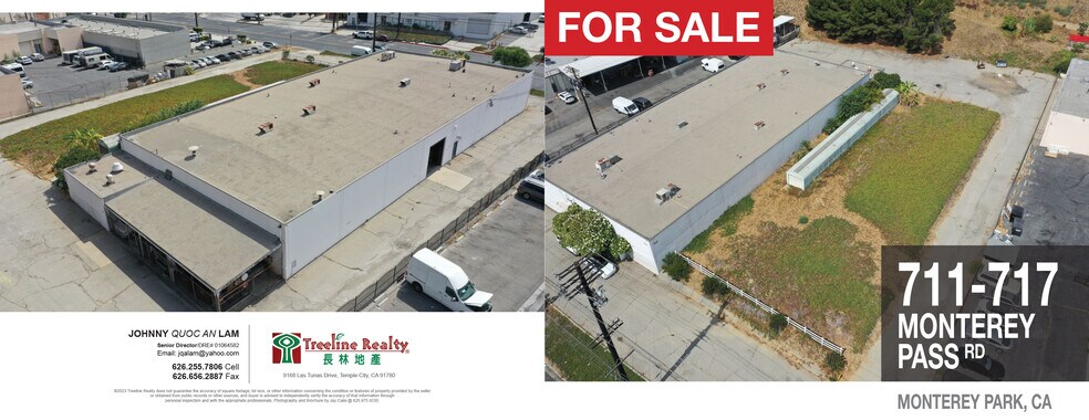 711 Monterey Pass Rd, Monterey Park, CA for sale - Aerial - Image 3 of 4