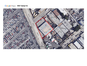 8560 Tujunga Ave, Sun Valley, CA - aerial  map view