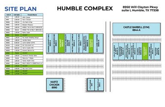 8950 Will Clayton Pky, Humble, TX for lease Site Plan- Image 1 of 1