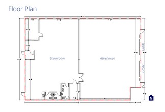 9742 47th Ave NW, Edmonton, AB for lease Floor Plan- Image 1 of 1