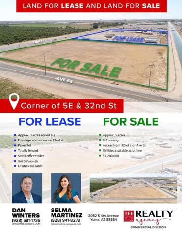 32nd St, Yuma, AZ for sale Aerial- Image 1 of 1