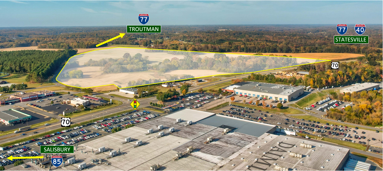 US 70 & Amity Hill Rd, Cleveland, NC 27013 BEST INDUSTRIAL SITE IN NC
