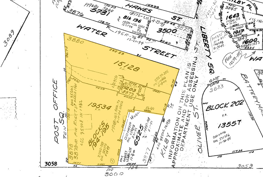 10 Post Office Sq, Boston, MA for lease - Plat Map - Image 2 of 58