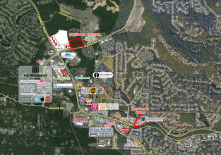 Crossroads at Chenal - Lots 1-3, Little Rock, AR - aerial  map view