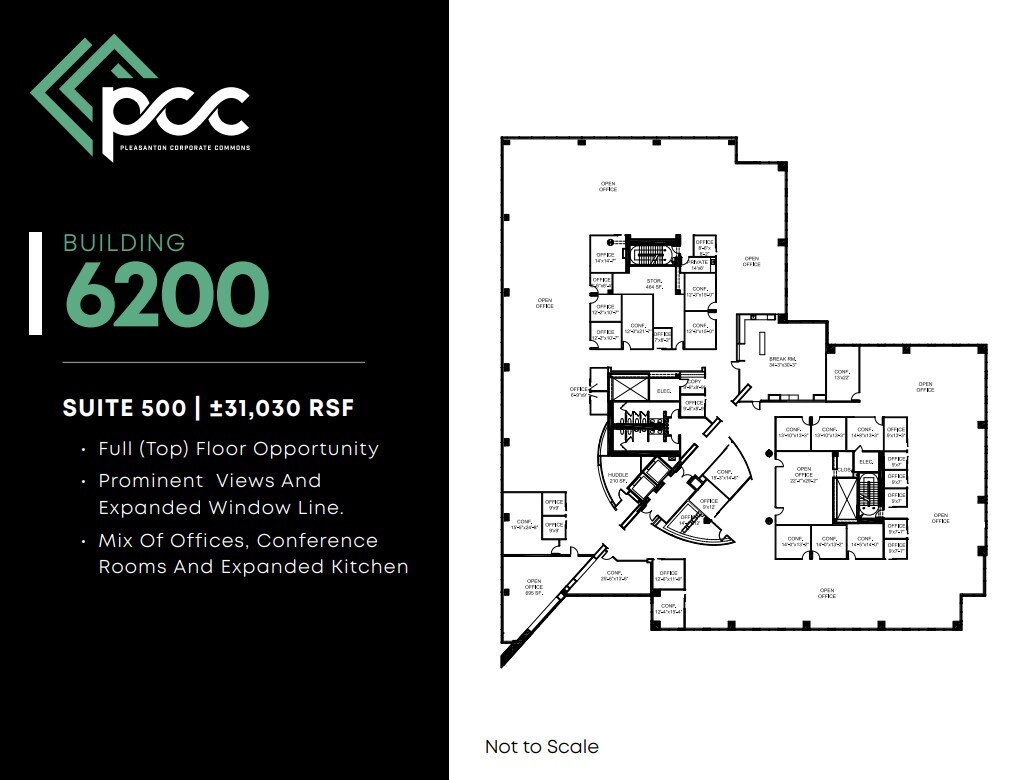 6210 Stoneridge Mall Rd, Pleasanton, CA for lease Floor Plan- Image 1 of 1