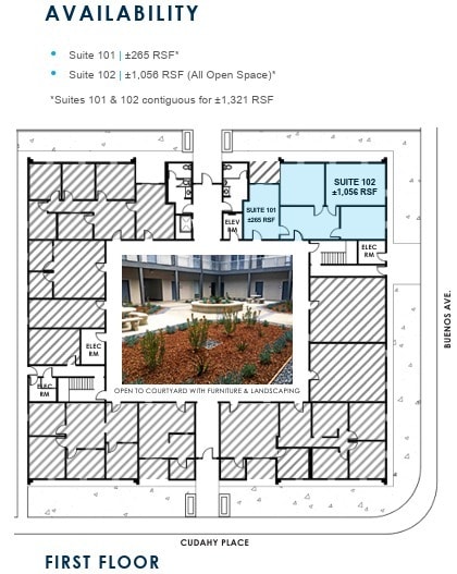 1094 Cudahy Pl, San Diego, CA for lease Floor Plan- Image 1 of 1