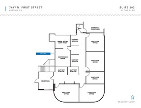 7461 N 1st St, Fresno, CA for lease Floor Plan- Image 1 of 1