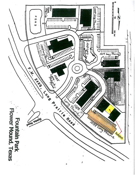 1033 Long Prairie Rd, Flower Mound, TX for lease - Site Plan - Image 3 of 30