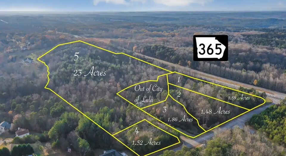 5108 Mountain View, Lula, GA for sale - Aerial - Image 1 of 7