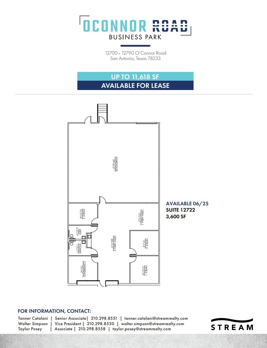 12700-12730 O'Connor Rd, San Antonio, TX for lease Floor Plan- Image 1 of 1