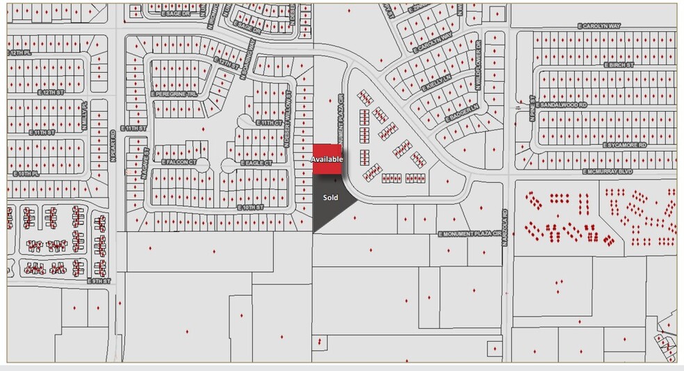 SW McMurray Blvd & Monument Plaza Cir, Casa Grande, AZ for sale - Site Plan - Image 3 of 3