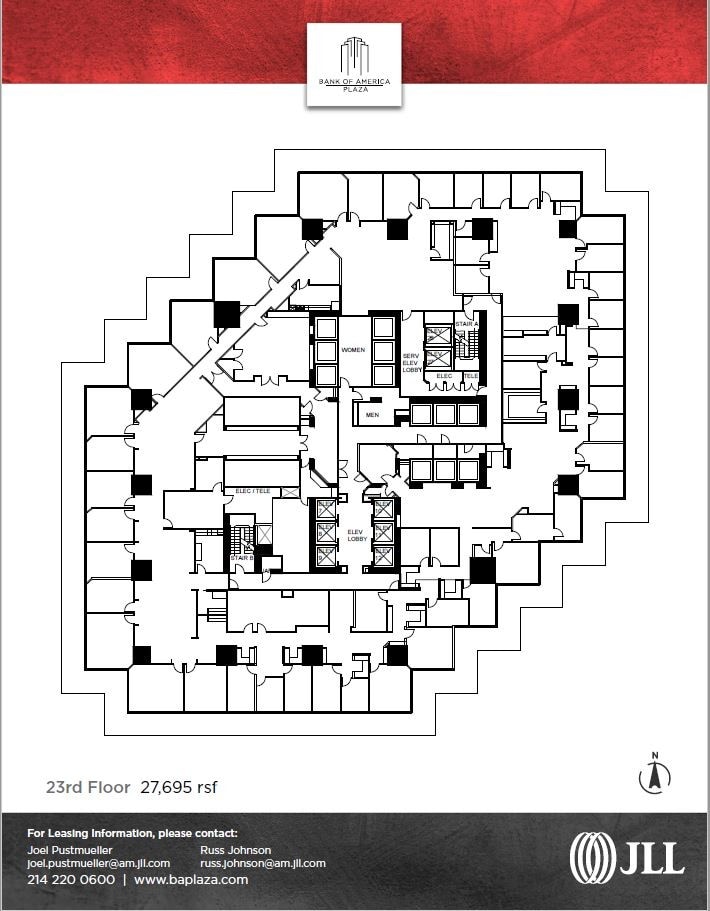 901 Main St, Dallas, TX for lease Floor Plan- Image 1 of 1