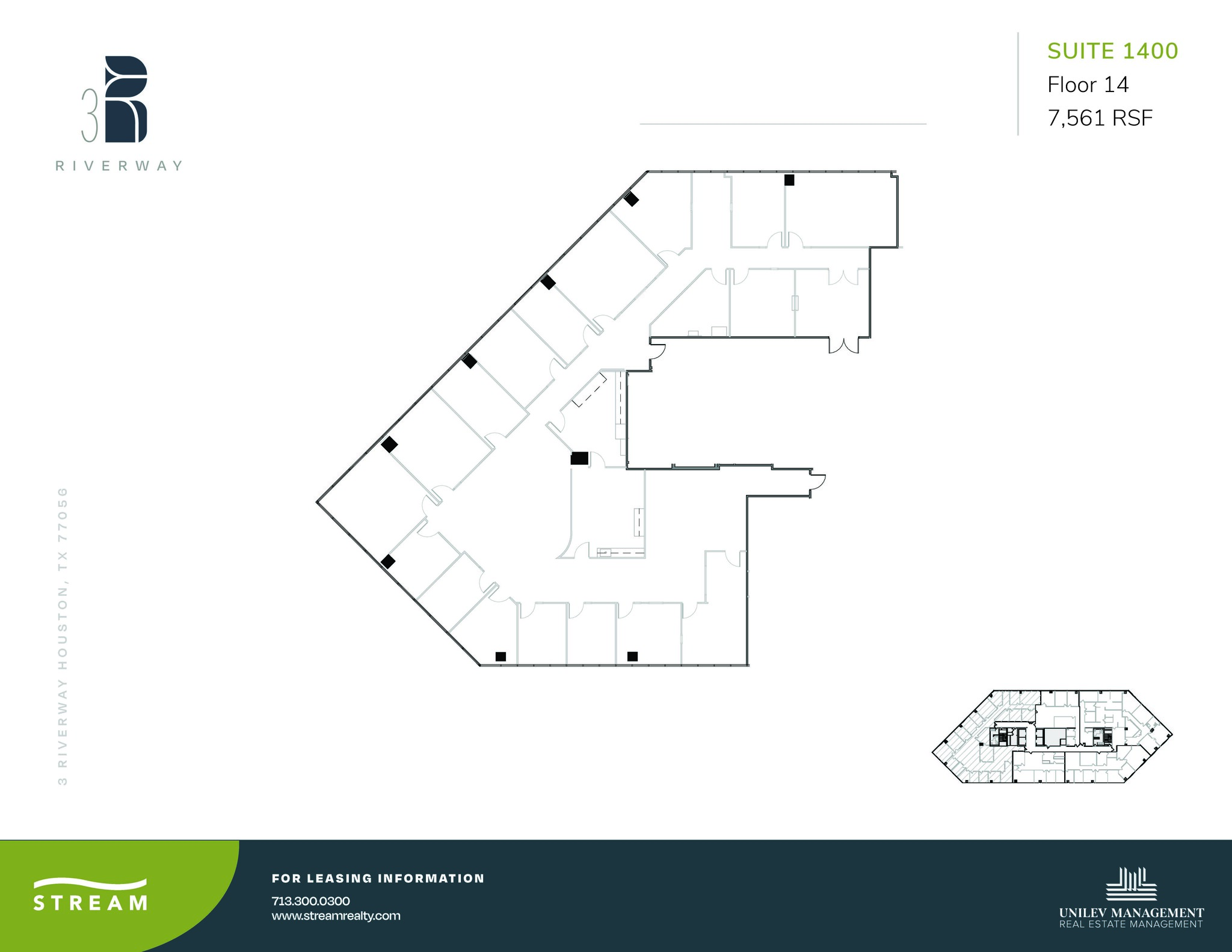 3 Riverway, Houston, TX for lease Floor Plan- Image 1 of 1