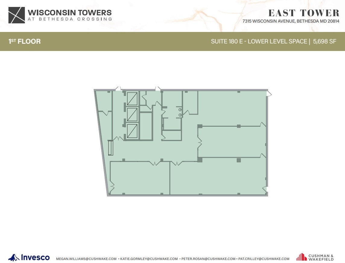 7315 Wisconsin Ave, Bethesda, MD for lease Floor Plan- Image 1 of 1