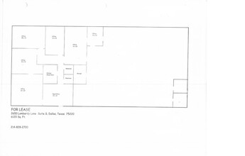 2650 Lombardy Ln, Dallas, TX for lease Floor Plan- Image 1 of 1