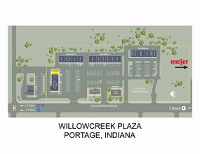 3283-3369 Willowcreek Rd, Portage, IN for lease Site Plan- Image 1 of 1