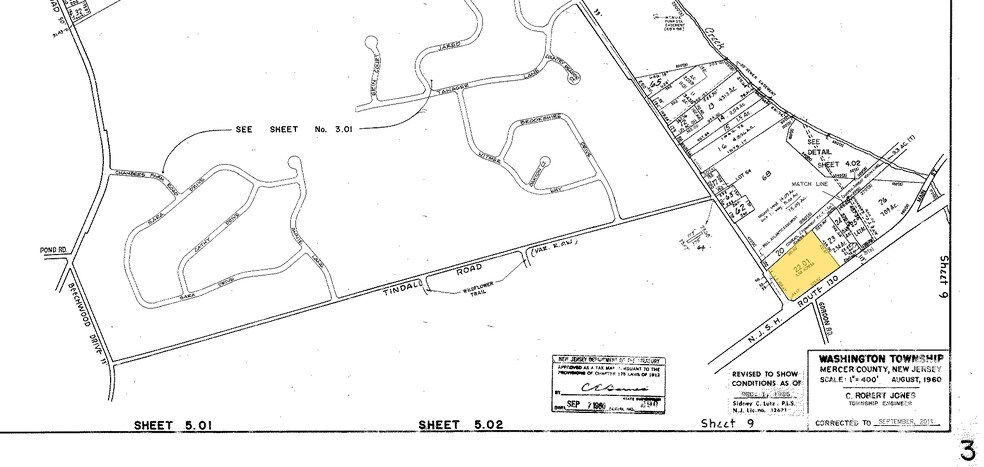 Meadowbrook Commons Route 130, Robbinsville, NJ for sale - Plat Map - Image 3 of 3