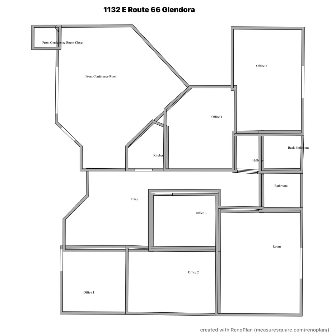 1100-1160 E Route 66, Glendora, CA for lease Floor Plan- Image 1 of 12