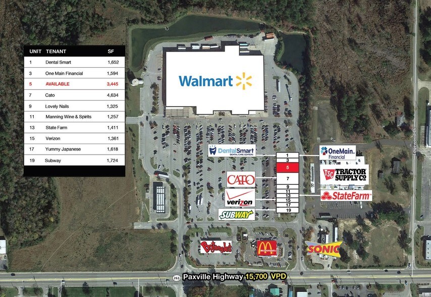 2010 Paxville Hwy, Manning, SC 29102 Manning WalMart