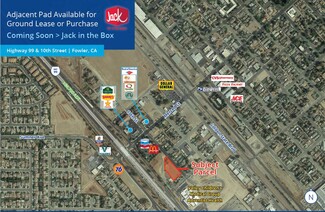 More details for 210 10th St, Fowler, CA - Land for Lease