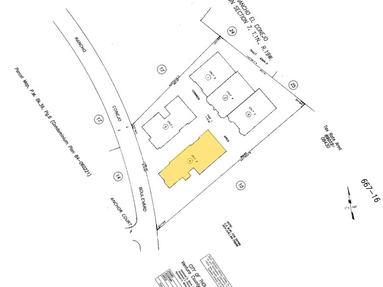1280 Rancho Conejo Blvd, Thousand Oaks, CA for lease - Plat Map - Image 3 of 6