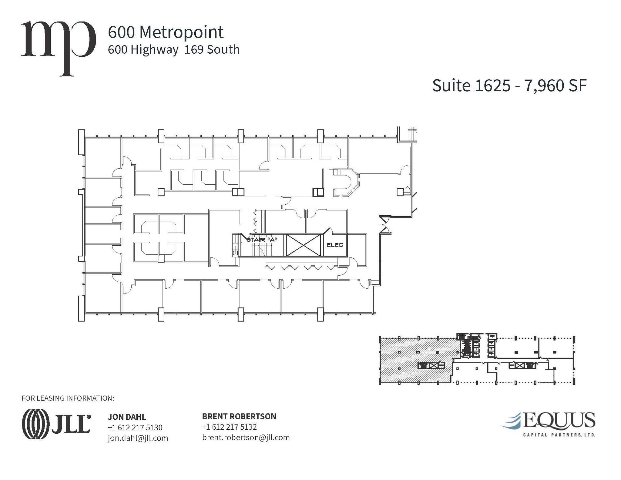 600 Highway 169 S, Saint Louis Park, MN for lease Floor Plan- Image 1 of 1