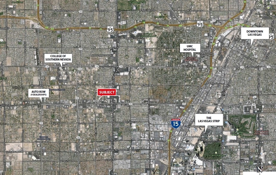 5430 W Sahara Ave, Las Vegas, NV for lease - Aerial - Image 3 of 50