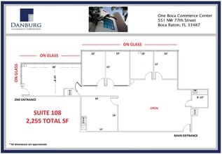 551 NW 77th St, Boca Raton, FL for lease Floor Plan- Image 1 of 1
