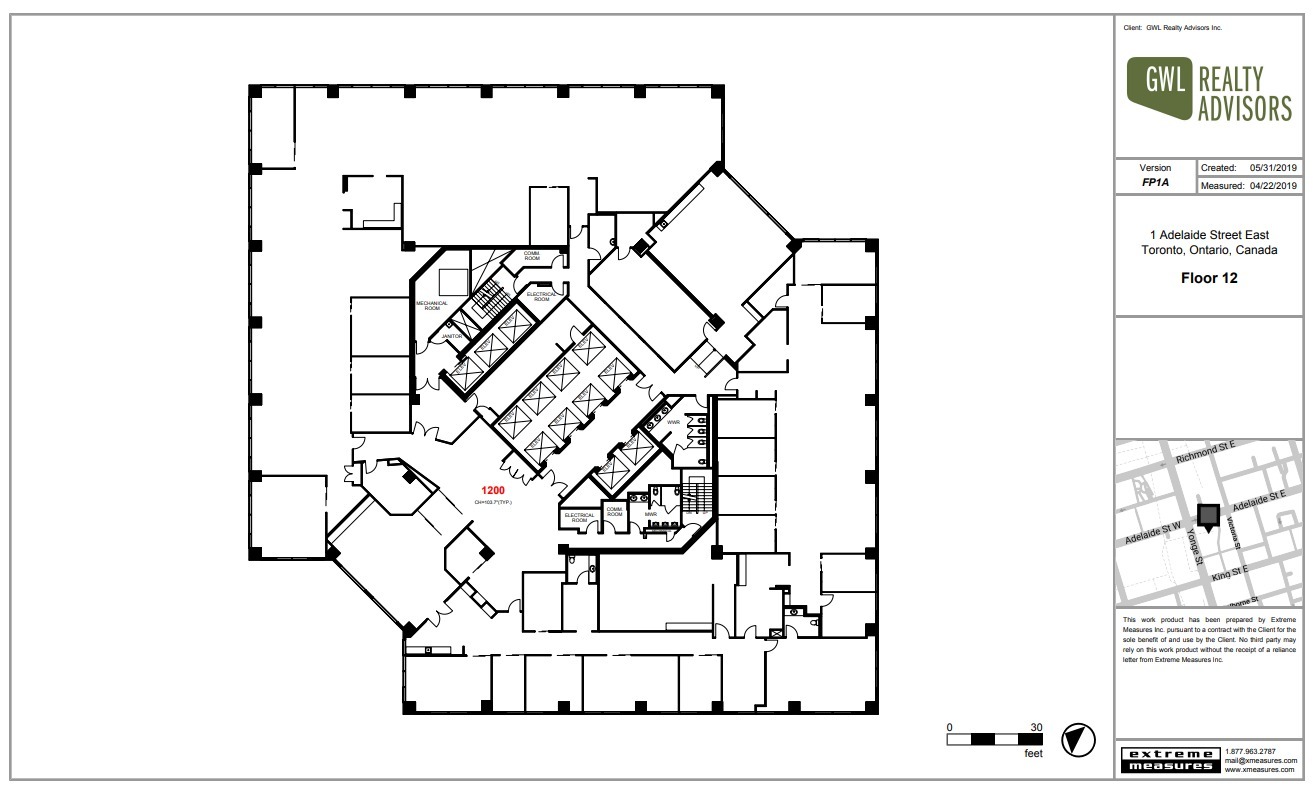 1 Adelaide St E, Toronto, ON for lease Floor Plan- Image 1 of 1