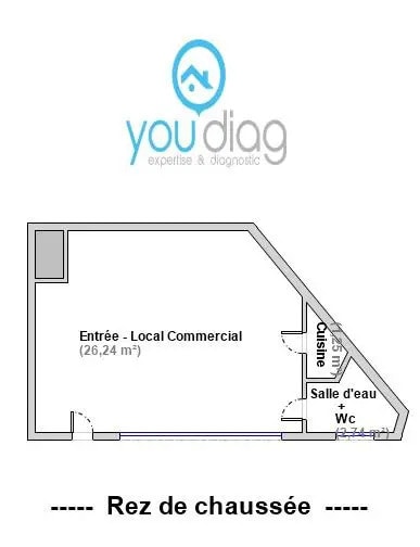 Retail in Boulogne-Billancourt for lease - Floor Plan - Image 1 of 6